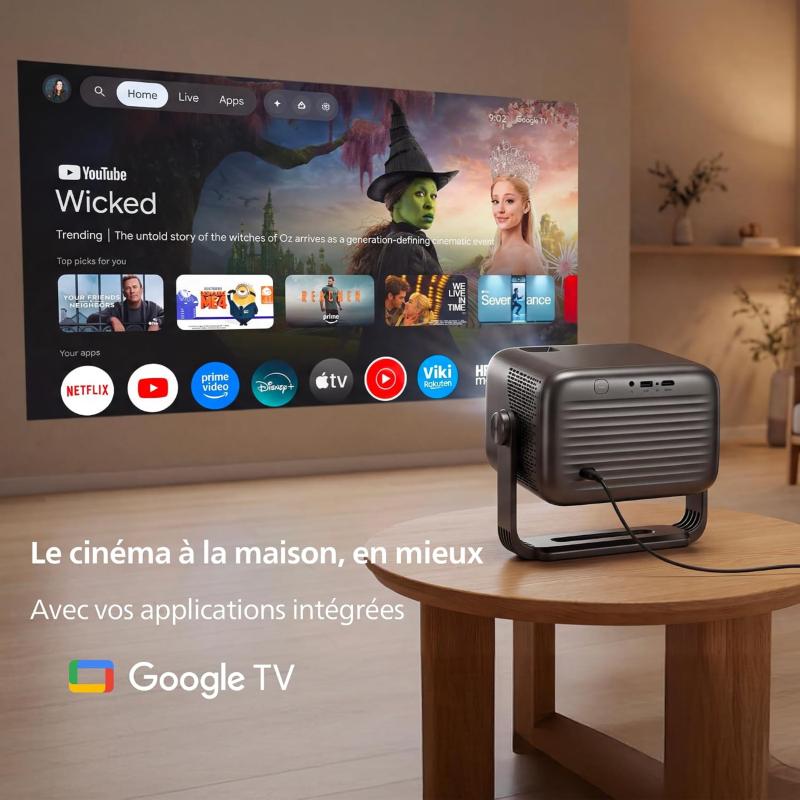Google TV et divertissement avec le Philips NeoPix 460