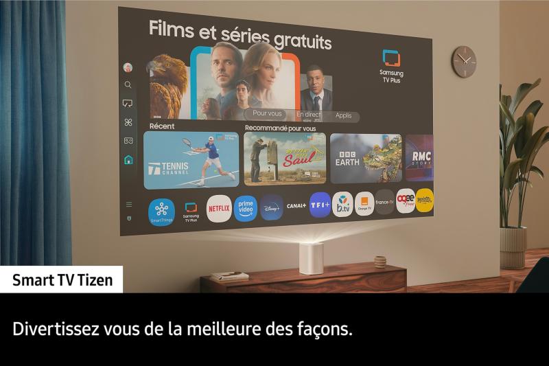 Fonctions Smart TV et écran tactile