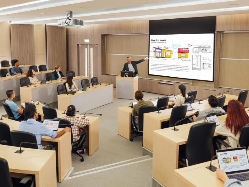 Connectique du vidéoprojecteur laser ViewSonic LSD500-4K