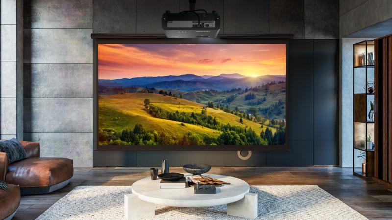 Projection 4K du vidéoprojecteur laser ViewSonic LX720-4KB RGB