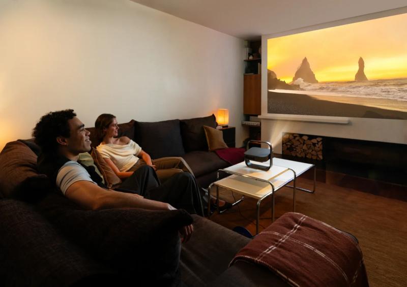 Projection 4K Triple Laser RGB du XGIMI Elfin Flip Laser 4K