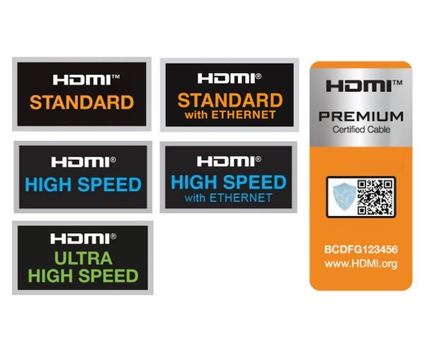 Câble Premium HDMI 2.0 Certifié avec Ethernet 5m - Câble Ultra HD High  Speed 4K 60Hz HDR10 - Cordon HDMI (Connecteurs Mâle/Male) -  Écrans/TV/Affichage