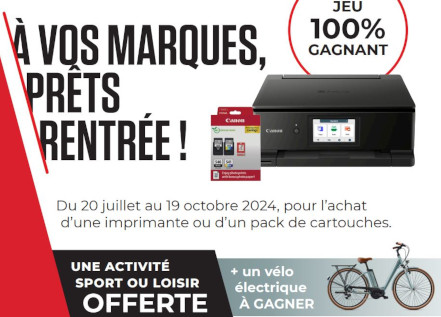 Une activité sport ou loisir offerte + un vélo électrique jusqu'au 19/10