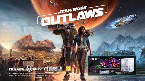 Le jeu Star Wars Outlaws offert par MSI jusqu'au 31/12