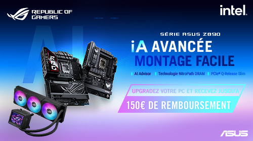 Jusqu'à 150€ remboursés par Asus jusqu'au 04/12