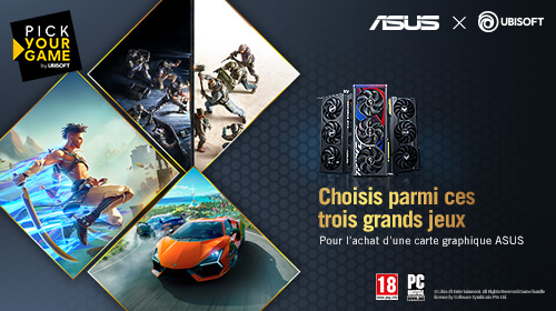 Un jeu PC offert avec Asus et Ubisoft jusqu'au 3/02/2025