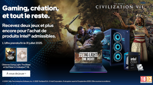 Civilization VII et Dying Light: The Beast offerts