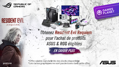 Resident Evil  Requiem offert pour l'achat d'un produit ASUS éligible