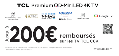 Jusqu'à 200€ remboursés avec TCL