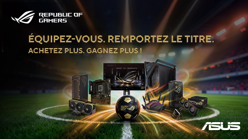 Jusqu'à 225€ de bon GamesPlanet offert pour l'achat d'un produit ASUS éligible
