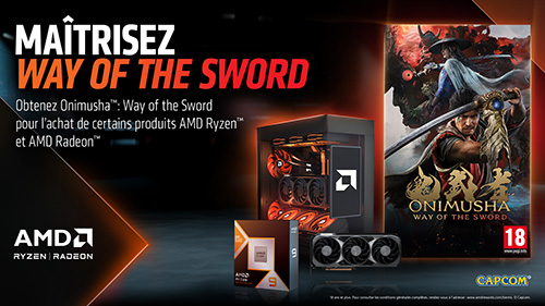 Onimusha: Way of the Sword offert avec AMD !