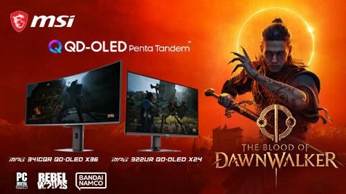 The Blood of Dawnwalker offert pour l’achat d’un moniteur MSI QD-OLED