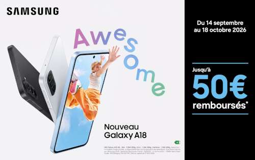 50€ remboursés avec Samsung