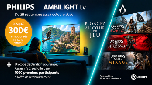 Jusqu'à 300€ remboursés  par Philips