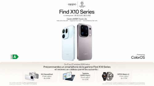 Un cadeau au choix offert avec Oppo