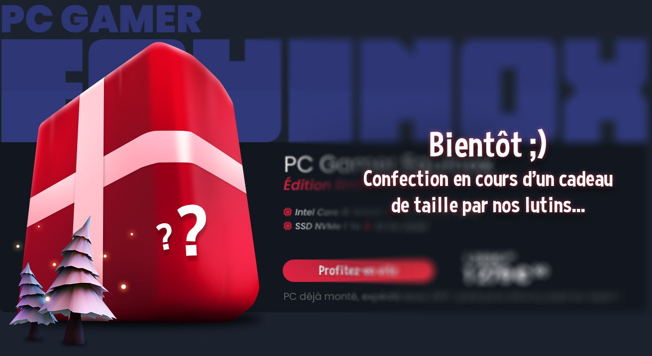 PC gamer en cours de fabrication par nos lutins