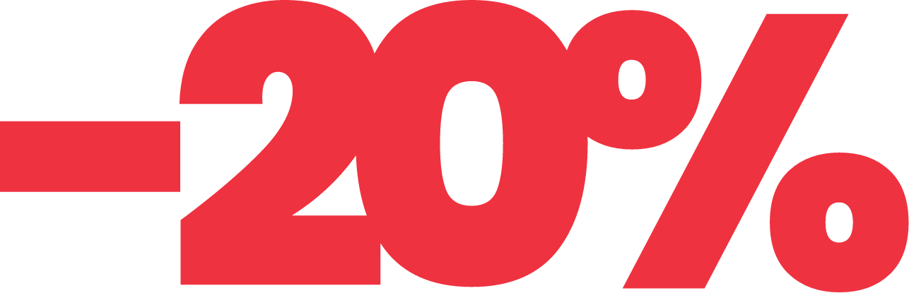 Soldes : -20%