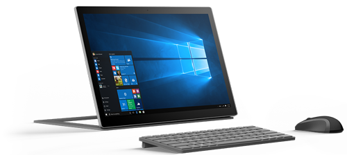 Device with Windows 10 Interface