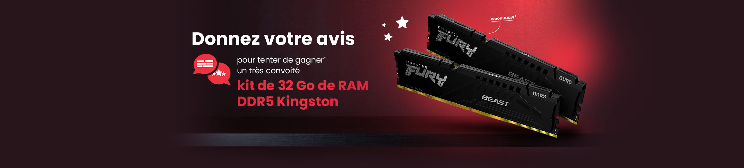 Concours Materiel.net récolte d'avis client