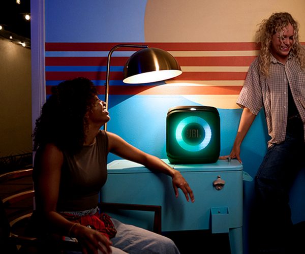 L'enceinte avec micro