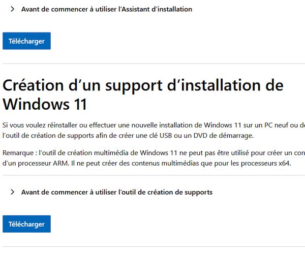 Les outils nécessaires à l'installation de Windows 11