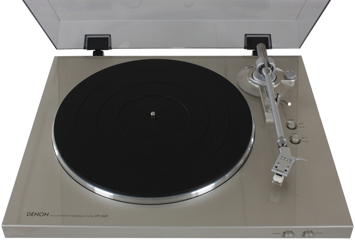 Platine disques vinyle Denon DP-300F avec disque