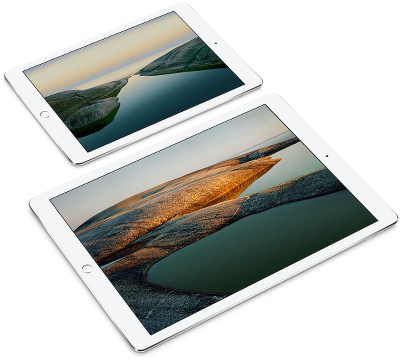 Comparatif de l'iPad Pro 9,7 pouces et 12,9 pouces