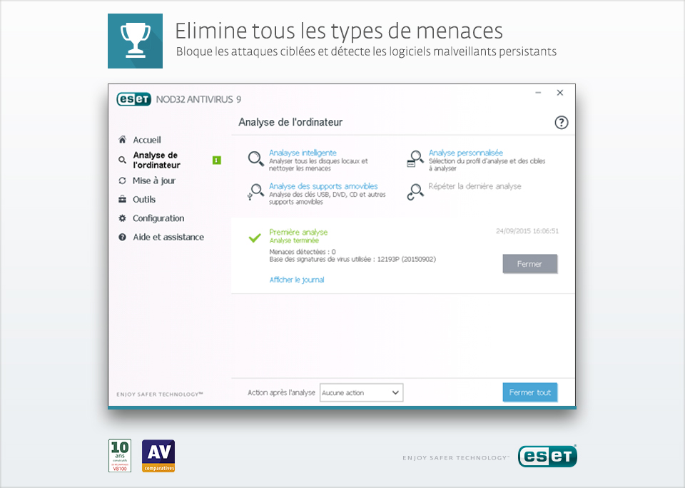 screenshot ESET NOD32