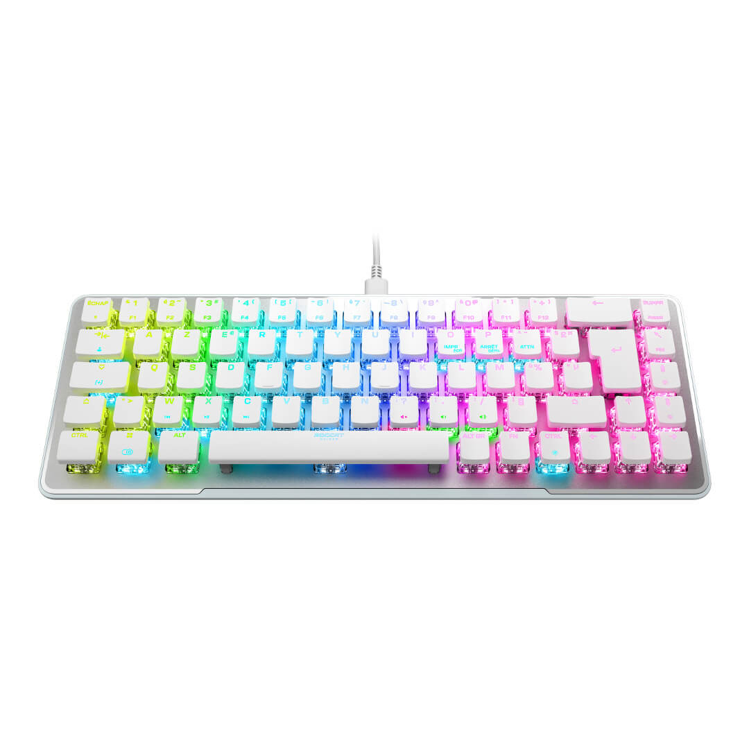ROCCAT Clavier Gaming filaire  Vulcan II Mini Blanc