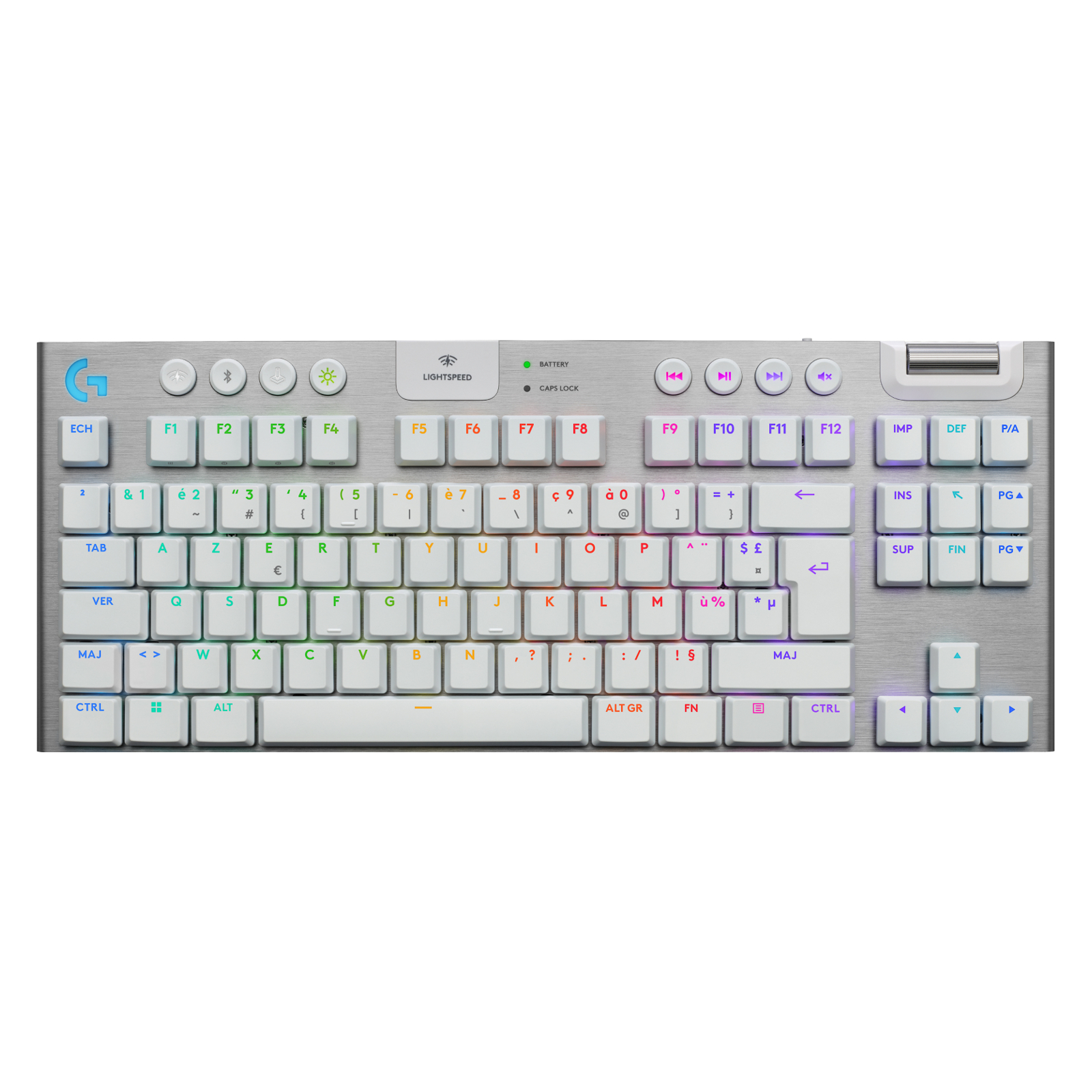 Logitech G G915 X Lightspeed TKL - GL Tactile - Blanc