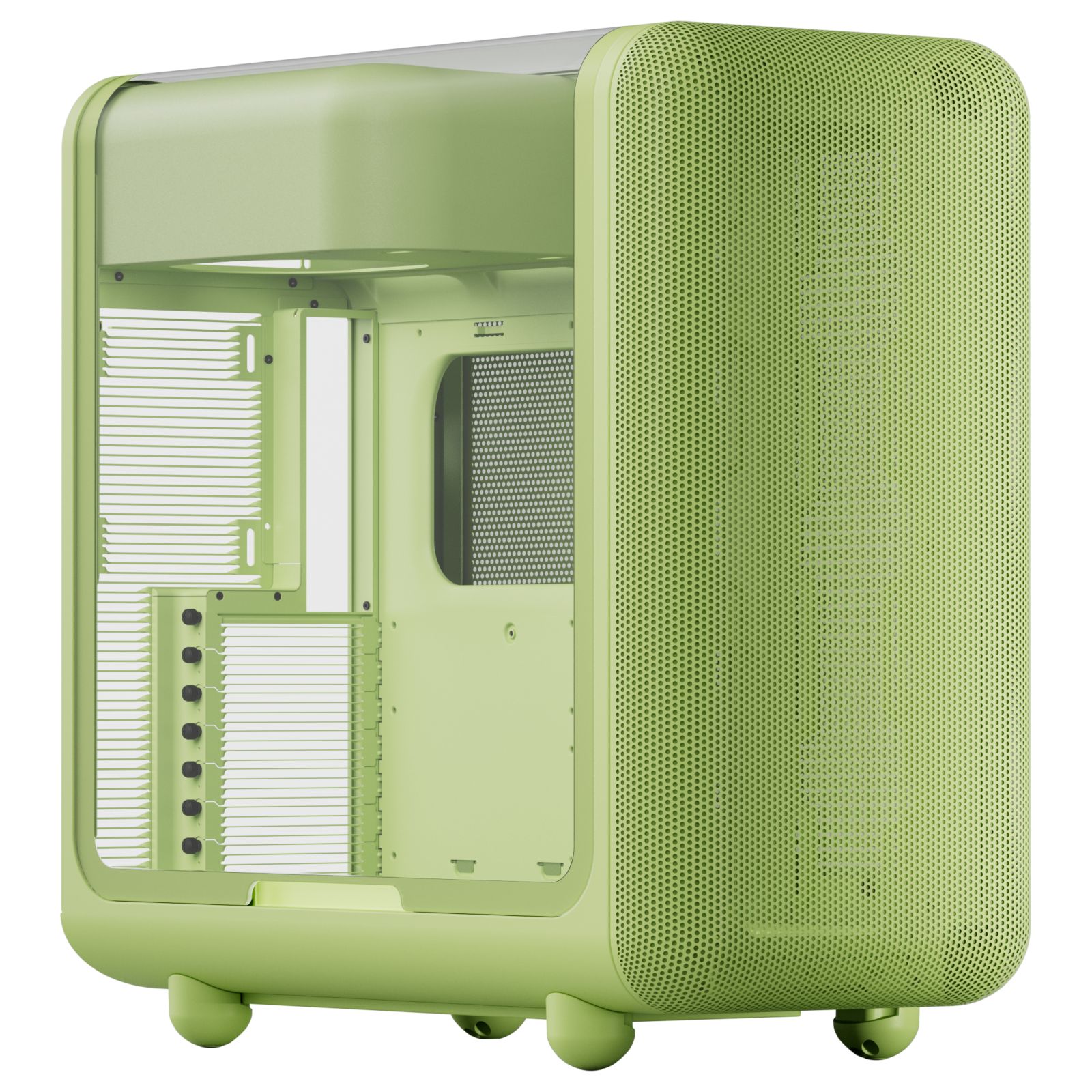 HYTE Tour midi   X50 Matcha Milk Bo&icirc;tier, Bo&icirc;tier gaming, Bo&icirc;tier PC vert