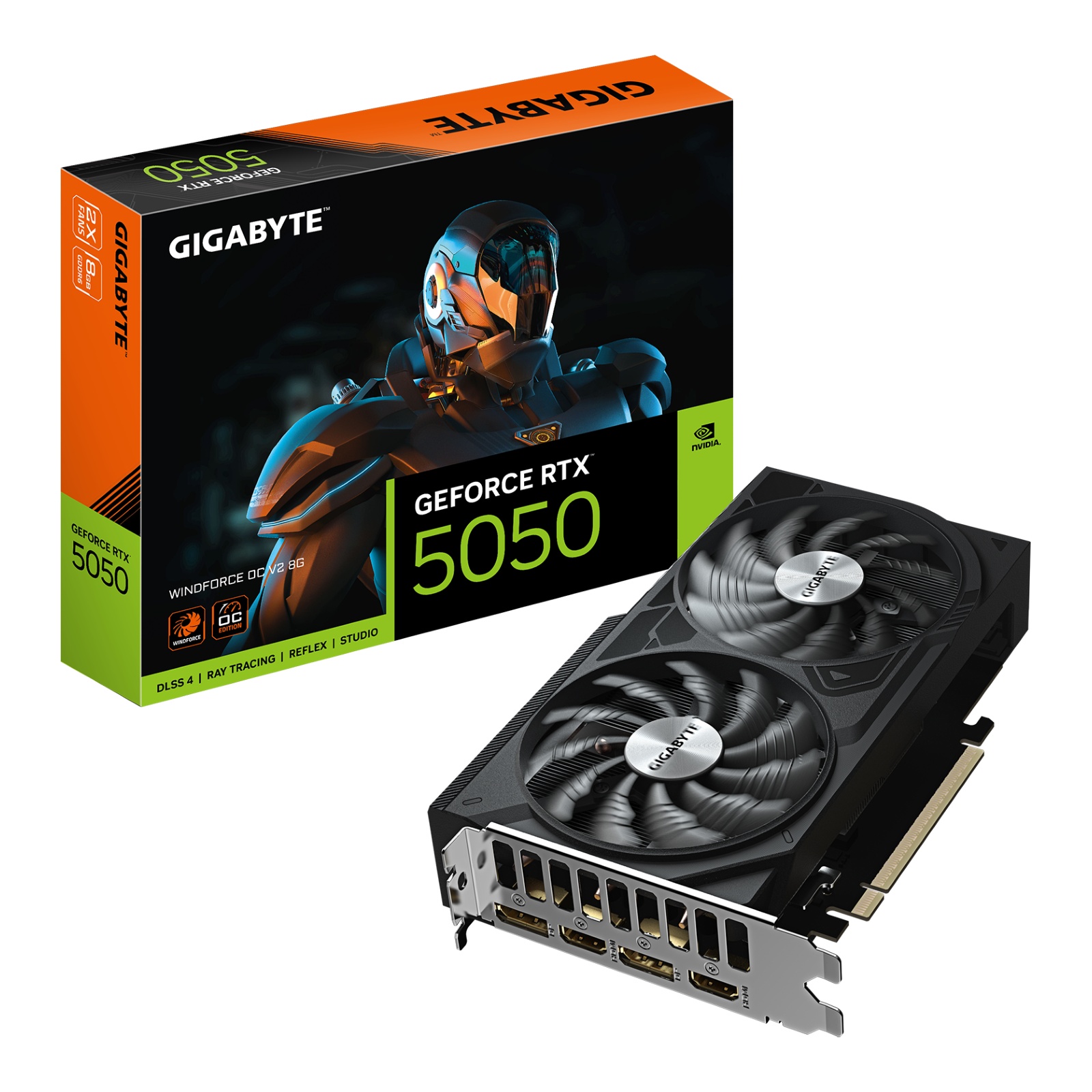 Gigabyte RTX 5050 WINDFORCE OC 8GB GDDR6