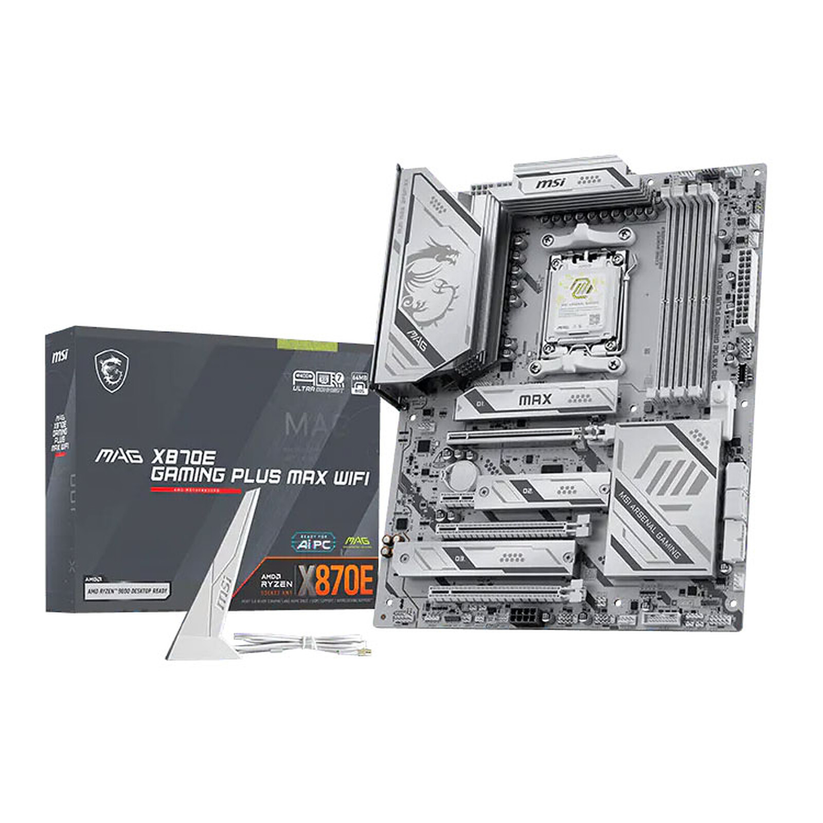 MSI  MAG X870E GAMING PLUS MAX WIFI carte m&egrave;re socket AM5