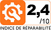 Indice de réparabilité : 2.4/10