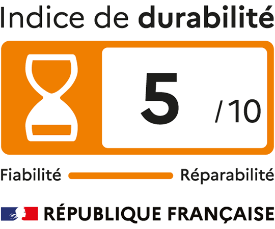 Indice de durabilité : 5/10