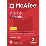 Logiciel antivirus et sécurité McAfee Internet Security - Licence 1 an - 3 postes - A télécharger - Autre vue