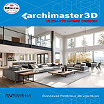 Logiciel image et son ArchiMaster 3D Ultimate Home Design - Licence perpétuelle - 1 PC - A télécharger - Autre vue
