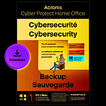 Logiciel antivirus et sécurité Acronis Cyber Protect Home Office Essentials 2023 - Licence 1 an - 1 PC/Mac + nombre illimité de terminaux  mobiles - A télécharger - Autre vue