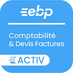 Logiciel comptabilité et gestion EBP Compta & Devis Factures ACTIV + Service Privilège  - Licence 1 an - 1 poste - A télécharger - Autre vue