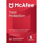 Logiciel antivirus et sécurité McAfee Total Protection - Licence 2 ans - 5 postes - A télécharger - Autre vue