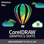 Logiciel image et son CorelDRAW Graphics Suite - Licence 1 an - 1 utilisateur - A télécharger - Autre vue