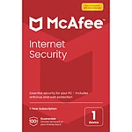 Logiciel antivirus et sécurité McAfee Internet Security - Licence 1 an - 1 poste - A télécharger - Autre vue