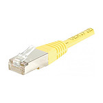 Câble Ethernet RJ45 Cat 5e FTP Jaune - 1 m