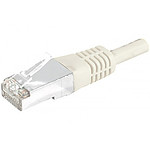 Cable RJ45 Cat 6 S/FTP (blanc) - 3 m