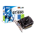 MSI GeForce GT 630 - 4 Go (N630GT-MD4GD3)