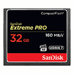 Sandisk Extreme Pro CompactFlash 32 Go (160 Mo/s)
