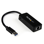 StarTech.com Adaptateur USB 3.0 vers RJ45 (Gigabit) + port USB