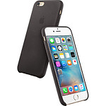 Apple Coque Leather Case iPhone 6s Plus - noir