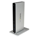StarTech.com Station d'accueil USB 3.0 PC portable 2 DVI / RJ45