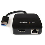 StarTech.com Mini station d'accueil USB 3.0 vers HDMI / RJ45